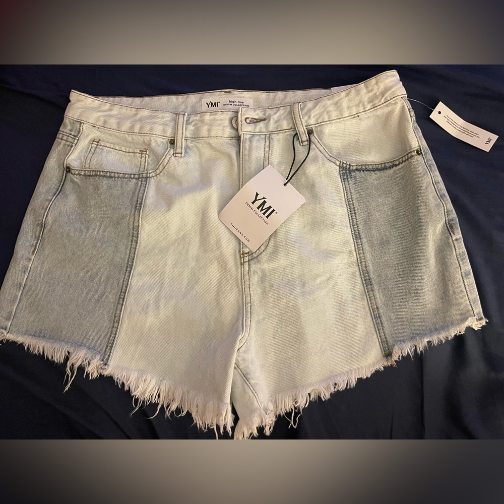 YMI High-Rise Jean Shorts